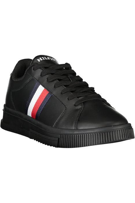 Tommy Hilfiger Black Mens Sports Shoes