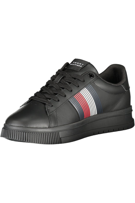 Tommy Hilfiger Black Mens Sports Shoes