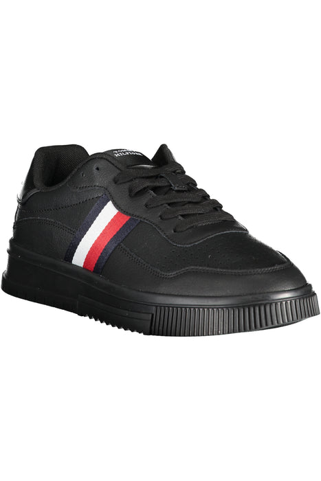 Tommy Hilfiger Black Mens Sports Shoes