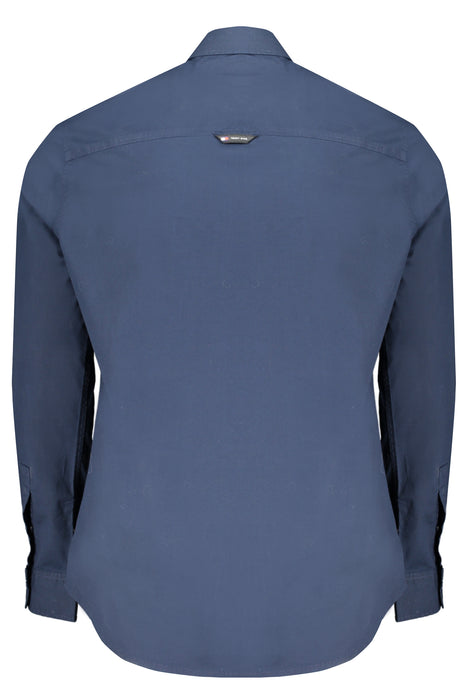 Tommy Hilfiger Mens Long Sleeve Shirt Blue