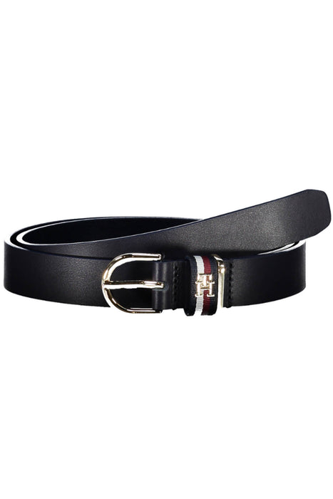 Tommy Hilfiger Leather Belt Woman Blue