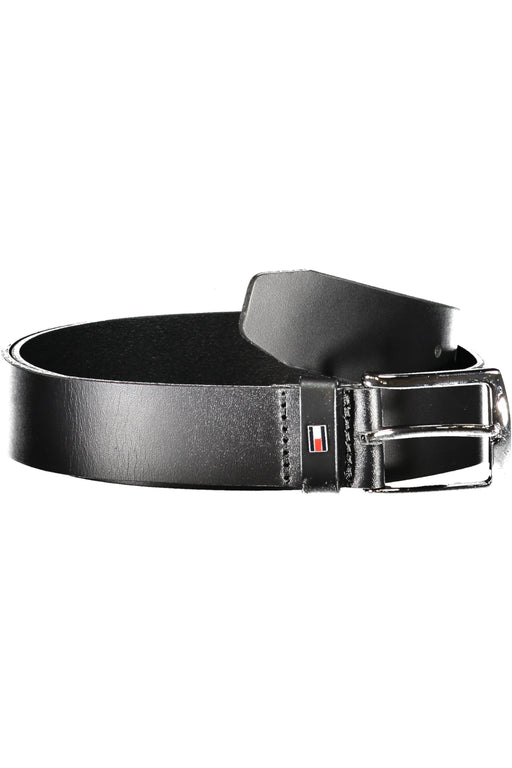 Tommy Hilfiger Mens Black Leather Belt