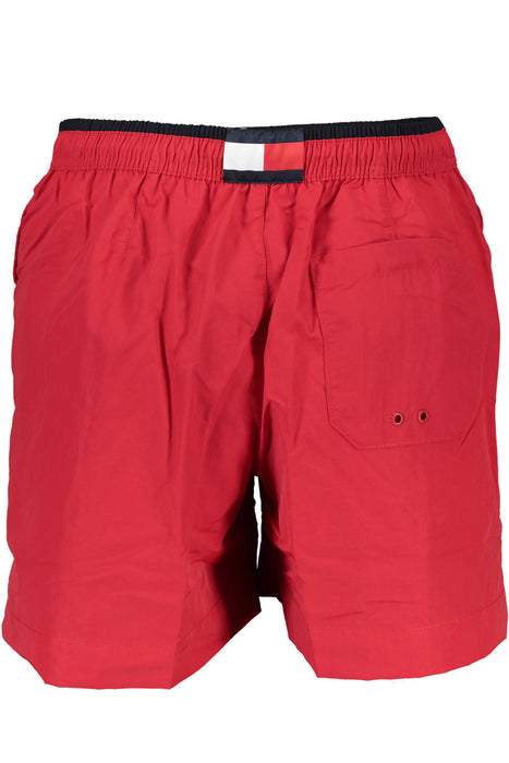 Tommy Hilfiger Swimsuit Side Bottom Man Red