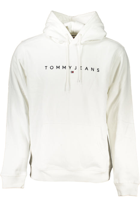 Tommy Hilfiger Mens White Zipless Sweatshirt