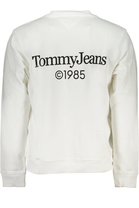 Tommy Hilfiger Mens White Zipless Sweatshirt