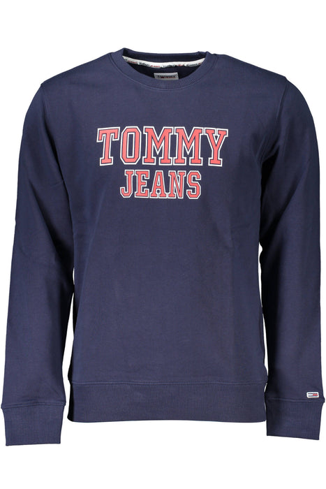 Tommy Hilfiger Man Blue Sweatshirt Without Zip