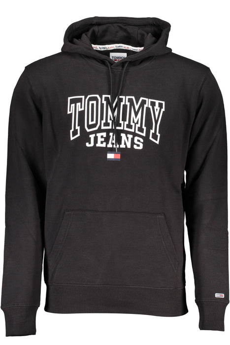 Tommy Hilfiger Mens Black Zipless Sweatshirt