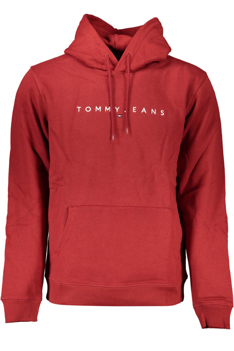 Tommy Hilfiger Mens Red Zip-Out Sweatshirt