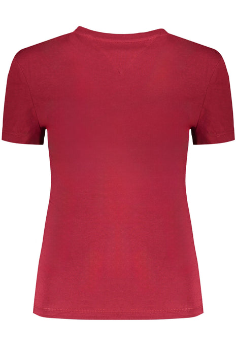 Tommy Hilfiger Womens Short Sleeve T-Shirt Red