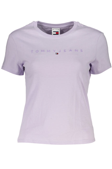 Tommy Hilfiger Womens Short Sleeve T-Shirt Purple