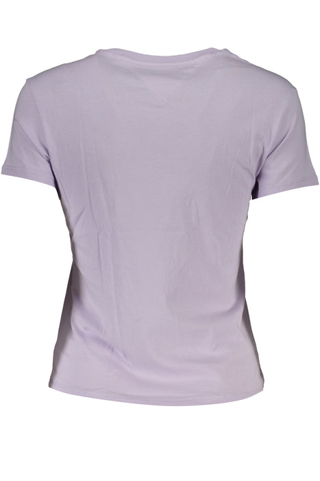 Tommy Hilfiger Womens Short Sleeve T-Shirt Purple