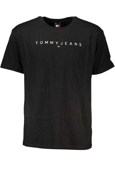 Tommy Hilfiger Mens Short Sleeve T-Shirt Black