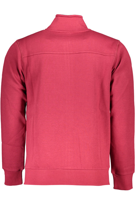 Us Grand Polo Mens Red Zip Sweatshirt