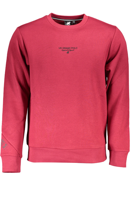 Us Grand Polo Mens Red Zip-Out Sweatshirt