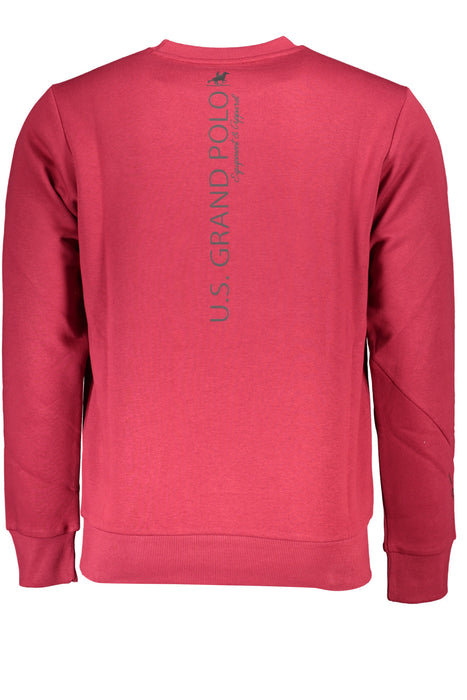 Us Grand Polo Mens Red Zip-Out Sweatshirt