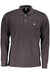 Us Grand Polo Mens Long Sleeved Polo Gray