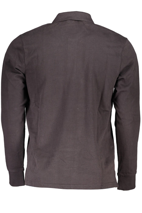 Us Grand Polo Mens Long Sleeved Polo Gray