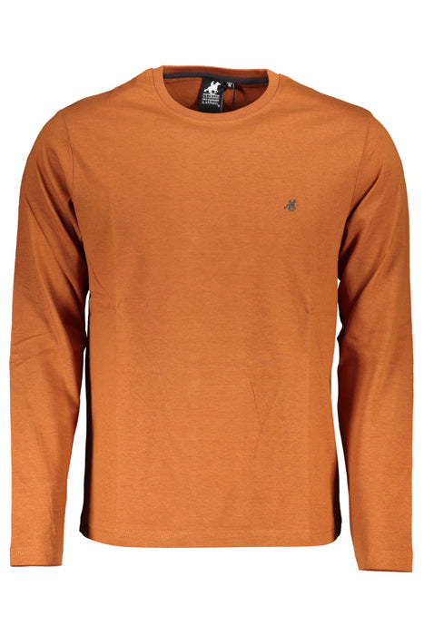 Us Grand Polo Mens Long Sleeve T-Shirt Brown