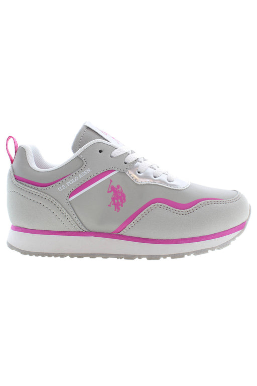 Us Polo Best Price Gray Girl Sport Shoes