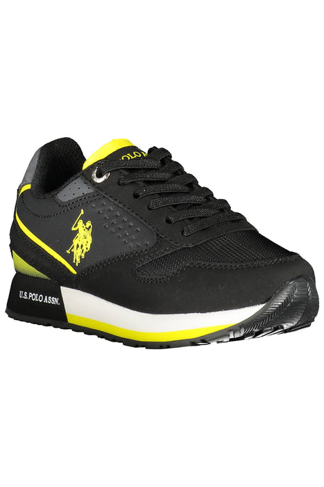 Us Polo Best Price Black Kids Sport Shoes