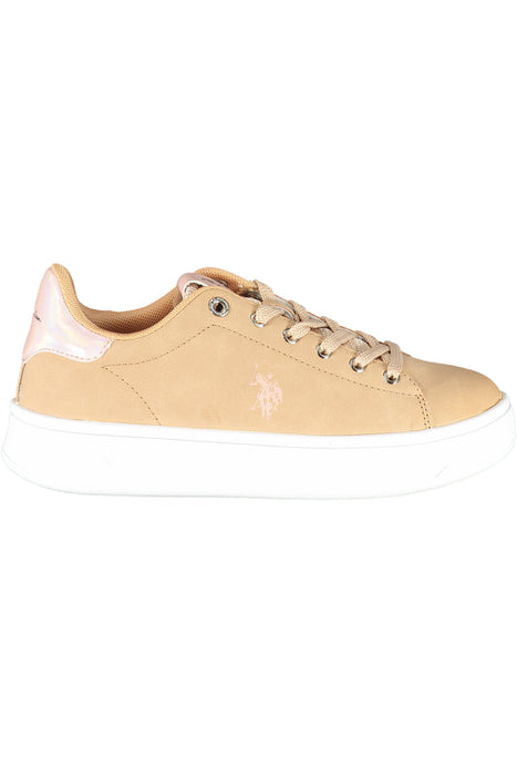 Us Polo Best Price Beige Womens Sports Shoes