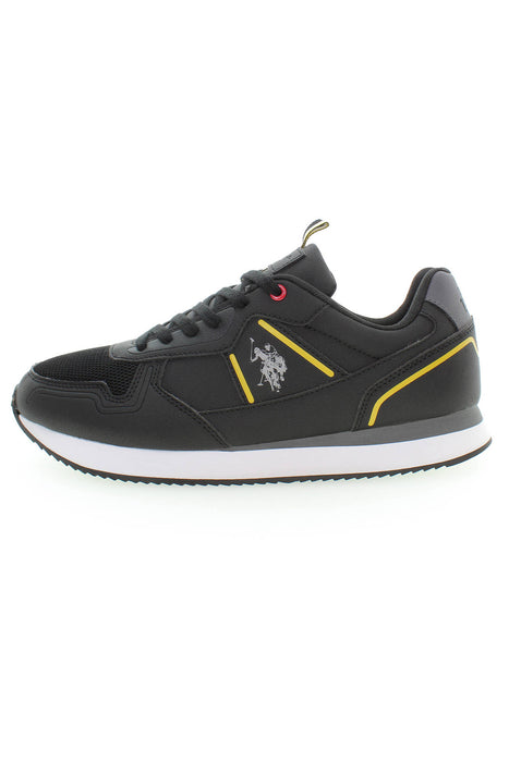 Us Polo Best Price Black Mens Sports Shoes