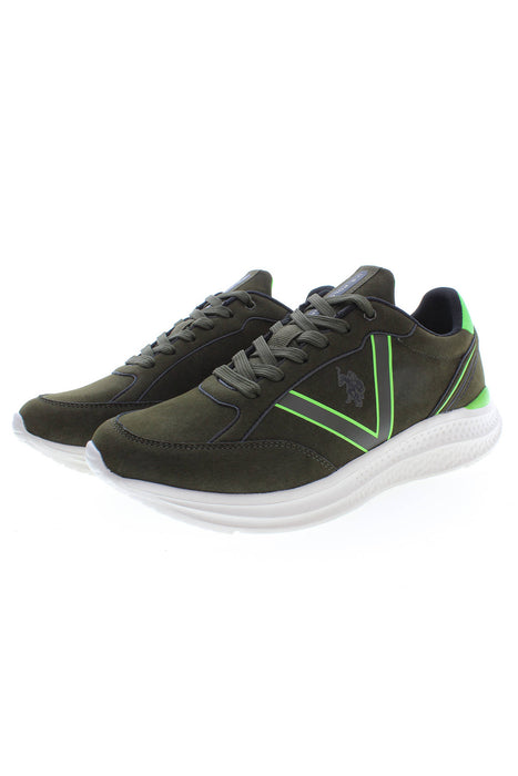 Us Polo Best Price Green Mens Sports Shoes