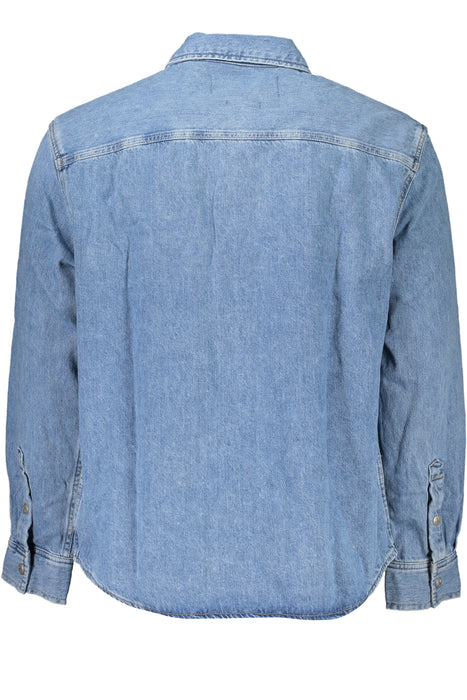 Calvin Klein Ανδρικό Blue Long Sleeve Shirt | Αγοράστε Calvin Online - B2Brands | , Μοντέρνο, Ποιότητα - Υψηλή Ποιότητα
