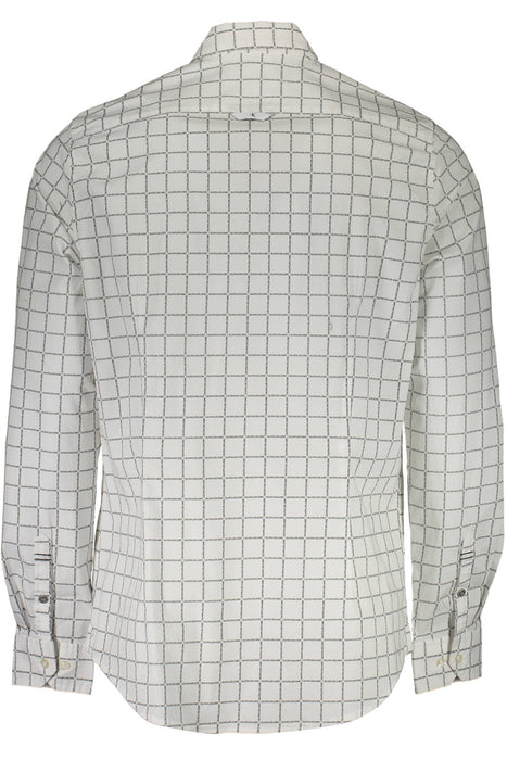 Calvin Klein Λευκό Ανδρικό Long Sleeve Shirt | Αγοράστε Calvin Online - B2Brands | , Μοντέρνο, Ποιότητα - Αγοράστε Τώρα