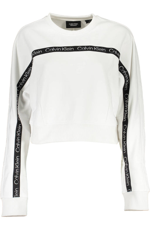 CALVIN KLEIN WOMENS SWEATSHIRT WITHOUT ZIP WHITE