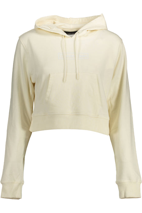 CALVIN KLEIN SWEATSHIRT WITHOUT ZIP WOMAN WHITE