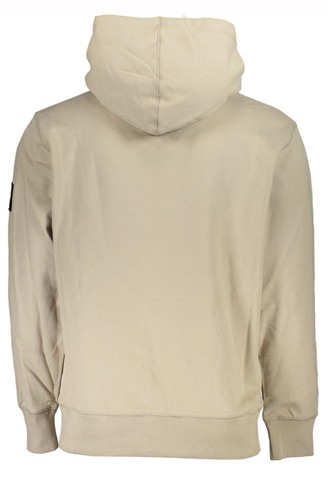 CALVIN KLEIN MENS BEIGE ZIPLESS SWEATSHIRT | Αγοράστε CALVIN Online - B2Brands | Μοντέρνο, Ποιοτικό - Καλύτερες Προσφορές