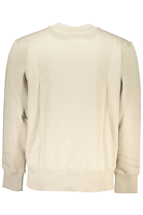 Calvin Klein Ανδρικό Beige Zipless Sweatshirt | Αγοράστε Calvin Online - B2Brands | Μοντέρνο, Ποιοτικό - Καλύτερες Προσφορές