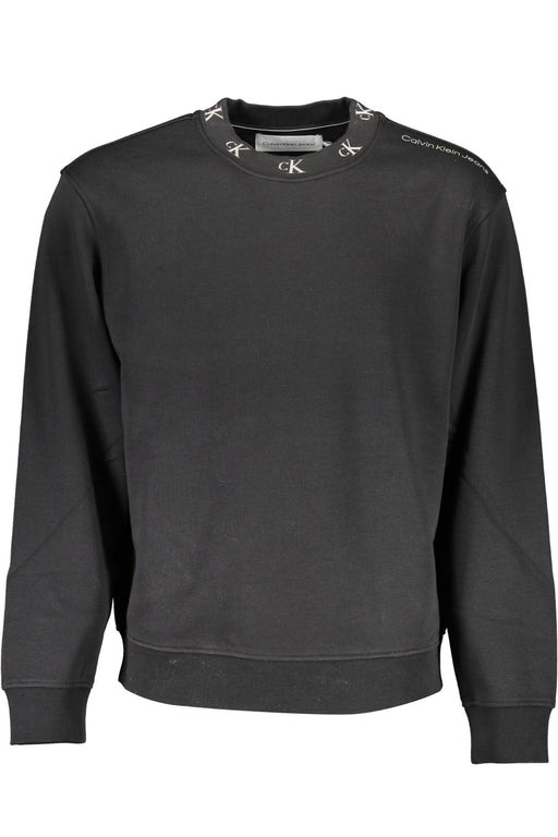 CALVIN KLEIN SWEATSHIRT WITHOUT ZIP BLACK MAN