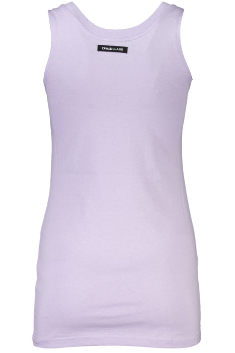 CAVALLI CLASS PURPLE WOMENS TANK TOP