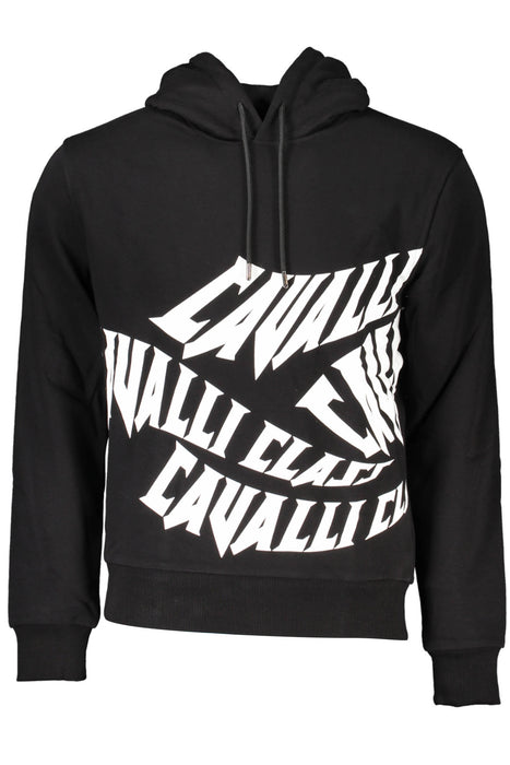 CAVALLI CLASS SWEATSHIRT WITHOUT ZIP BLACK MAN