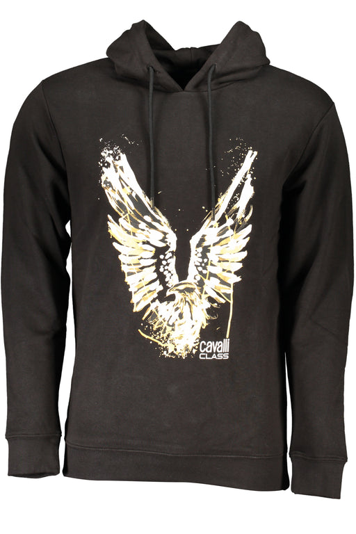 Cavalli Class Mens Black Zip-Out Sweatshirt