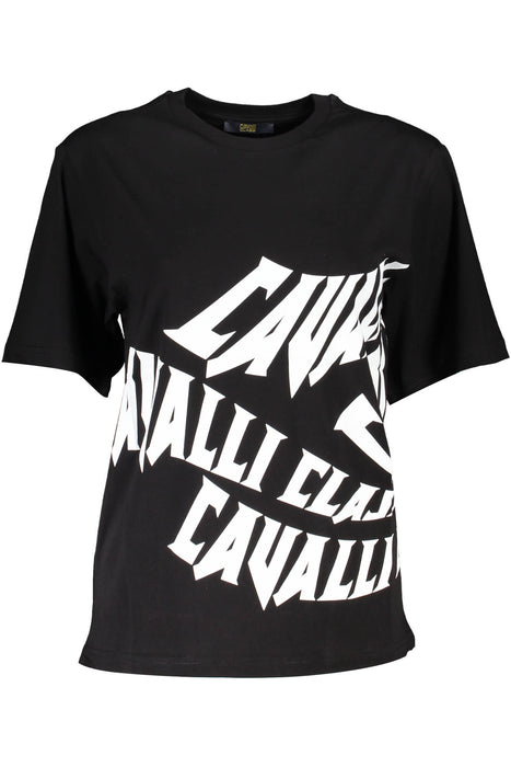 CAVALLI CLASS T-SHIRT SHORT SLEEVE WOMAN BLACK