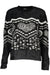 DESIGUAL BLACK WOMENS SWEATER