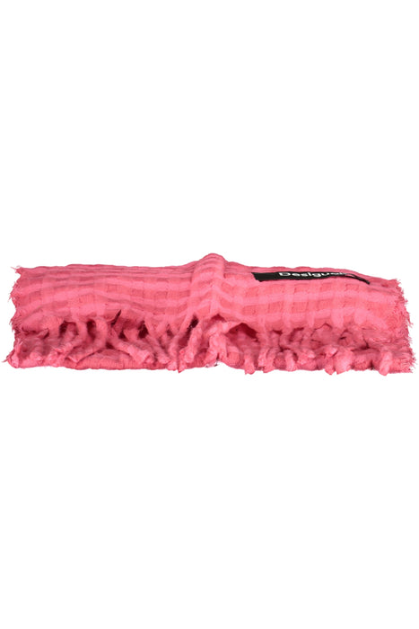 DESIGUAL WOMENS PINK SCARF