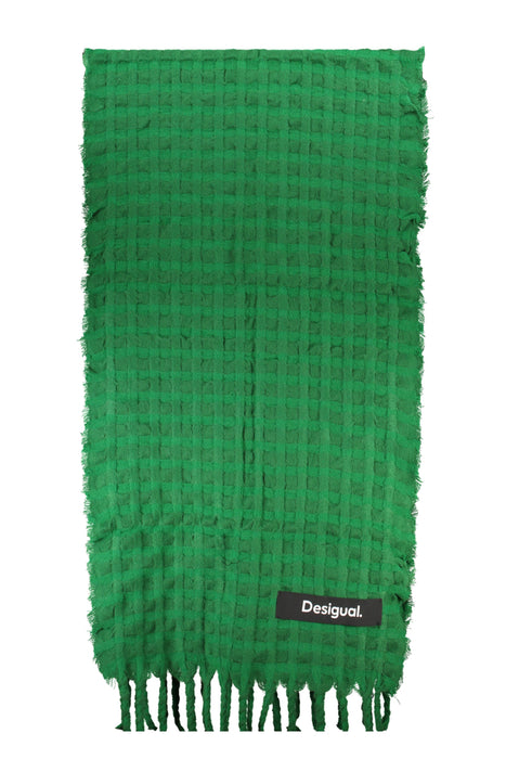 DESIGUAL GREEN WOMENS SCARF | Αγοράστε DESIGUAL Online - B2Brands | Μοντέρνο, Ποιοτικό - Αγοράστε Τώρα