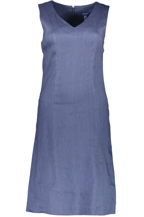 GANT WOMENS LONG DRESS BLUE