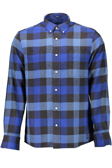 GANT MENS BLUE LONG SLEEVE SHIRT