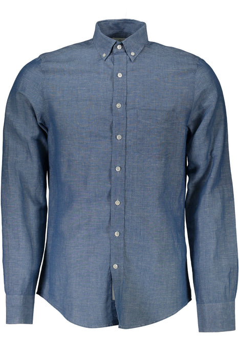 GANT MENS BLUE LONG SLEEVE SHIRT