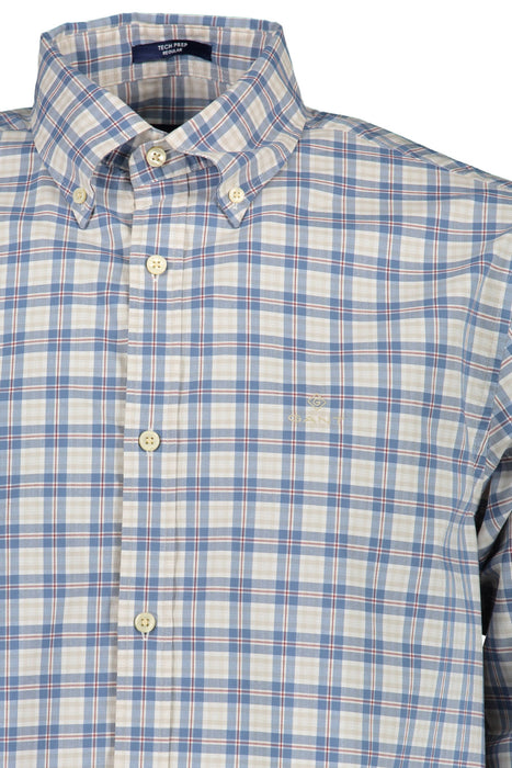 Gant Ανδρικό Blue Long Sleeve Shirt | Αγοράστε Gant Online - B2Brands | Μοντέρνο, Ποιοτικό - Καλύτερες Προσφορές