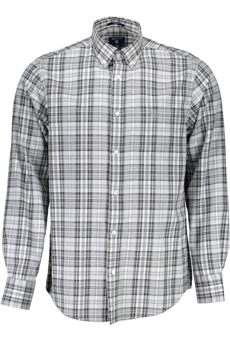 GANT MENS LONG SLEEVE SHIRT GRAY