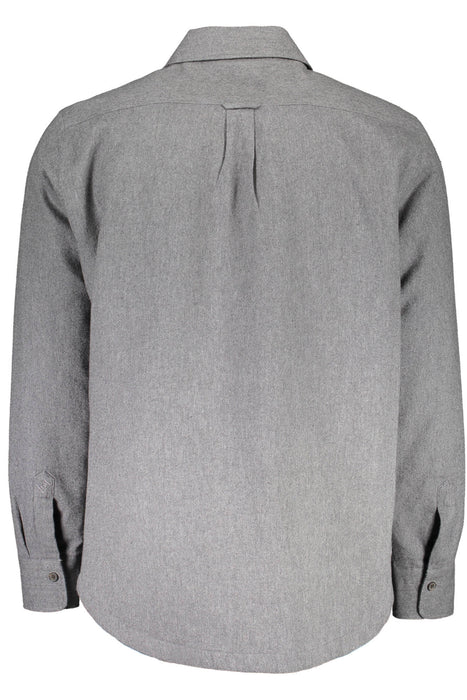 Gant Ανδρικό Long Sleeve Shirt Gray | Αγοράστε Gant Online - B2Brands | Μοντέρνο, Ποιοτικό - Καλύτερες Προσφορές