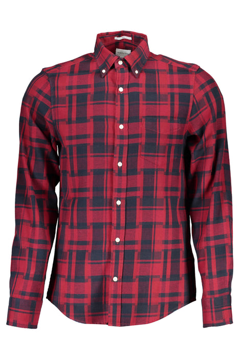 GANT MENS RED LONG SLEEVE SHIRT