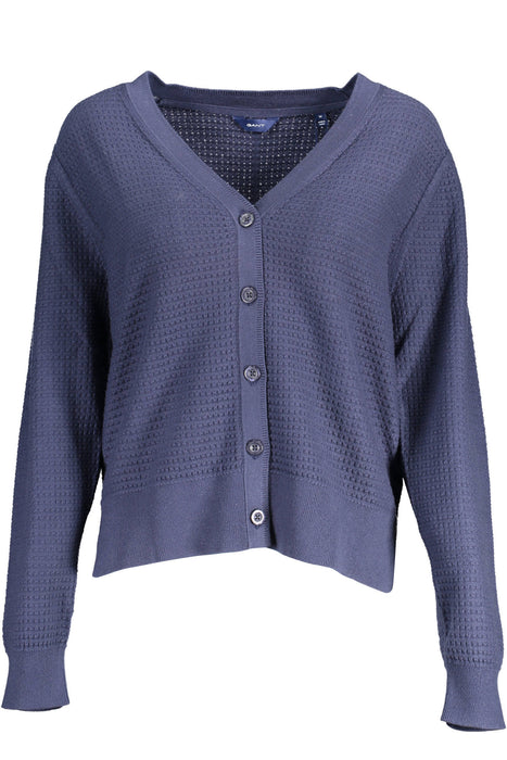 GANT CARDIGAN WOMAN BLUE