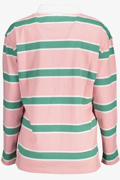 Gant Γυναικείο Pink Long Sleeve Polo Shirt | Αγοράστε Gant Online - B2Brands | Μοντέρνο, Ποιοτικό - Αγοράστε Τώρα